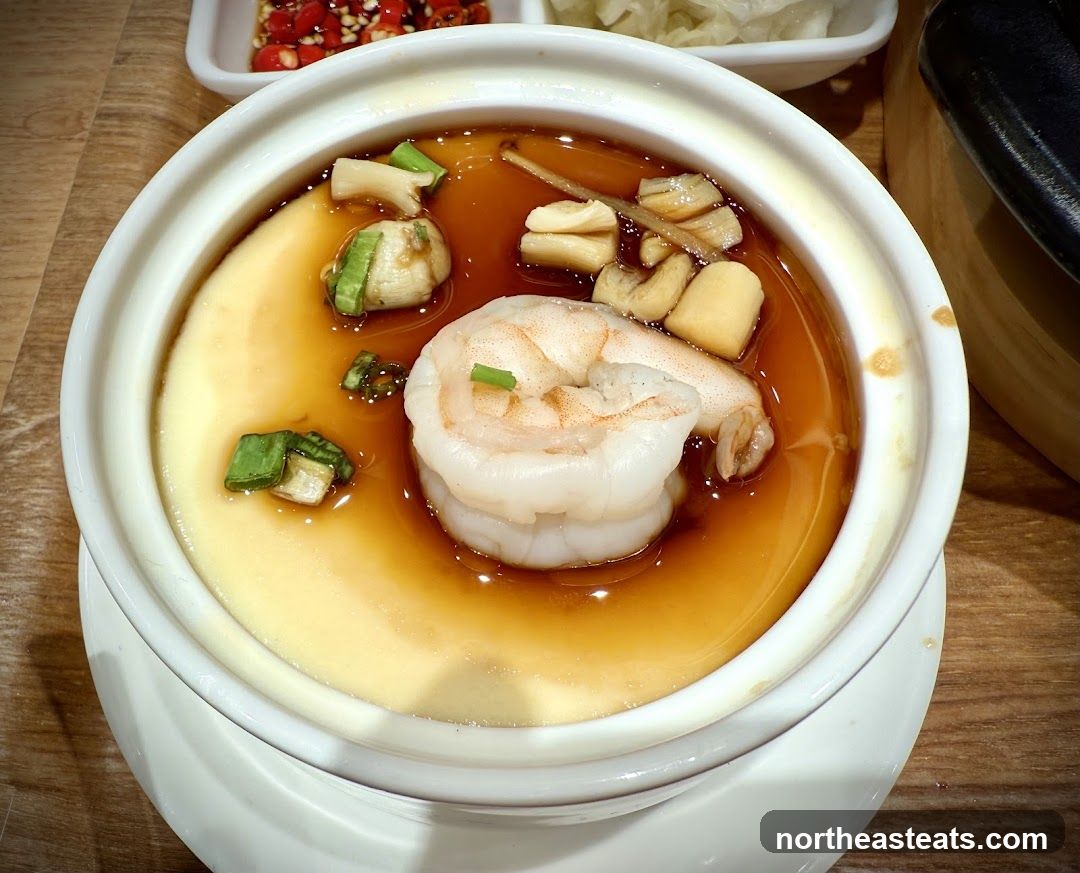 Steamed Egg Custard with Shrimp