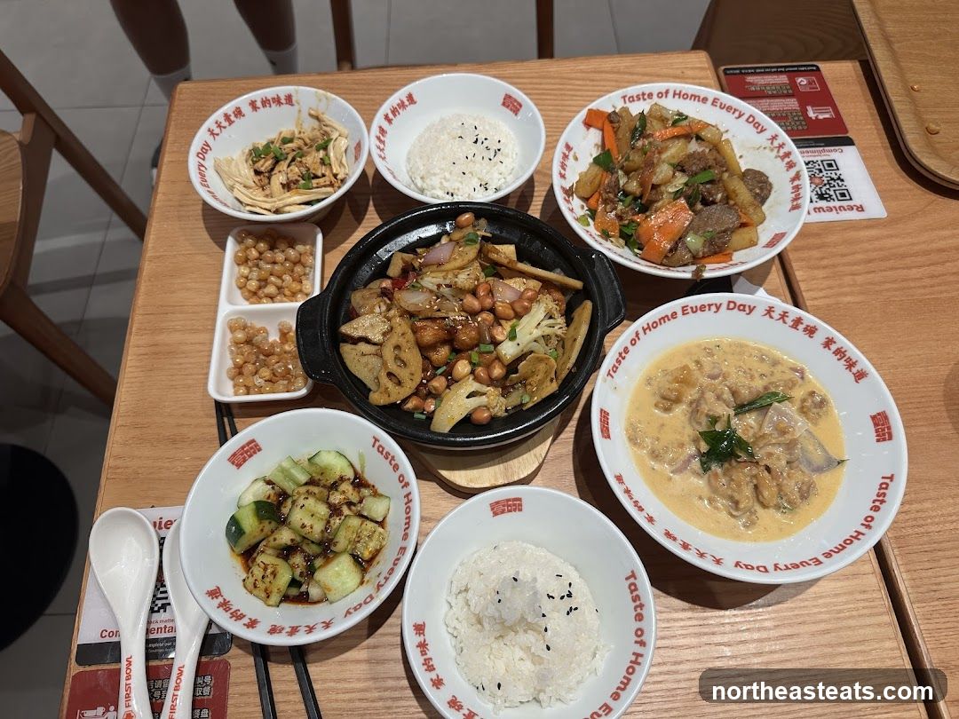 Chinese Food Spread