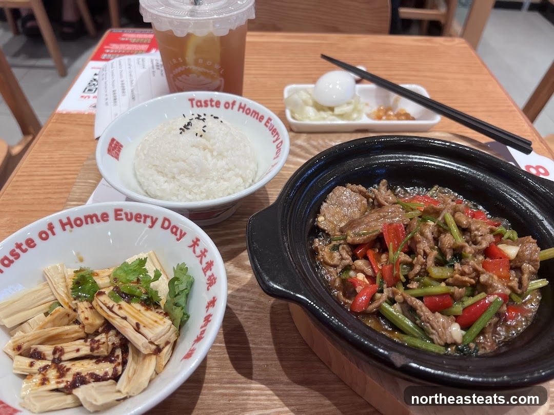 Meal with Rice and Stir-fry