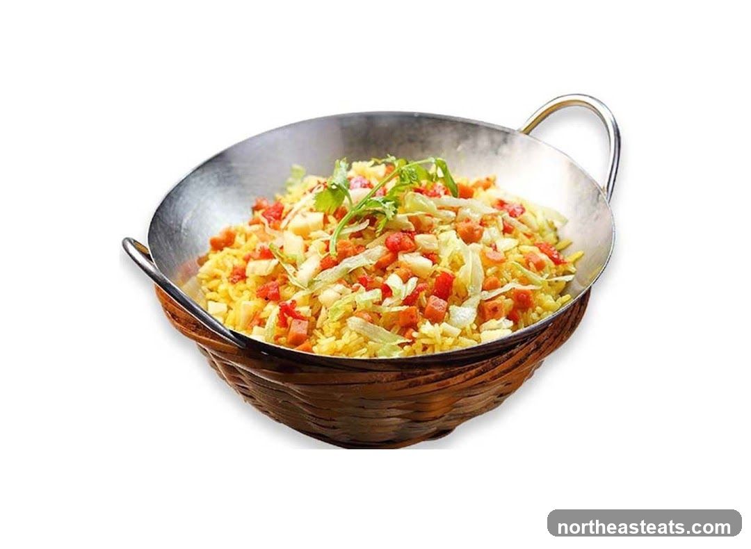 Fried Rice in a Wok