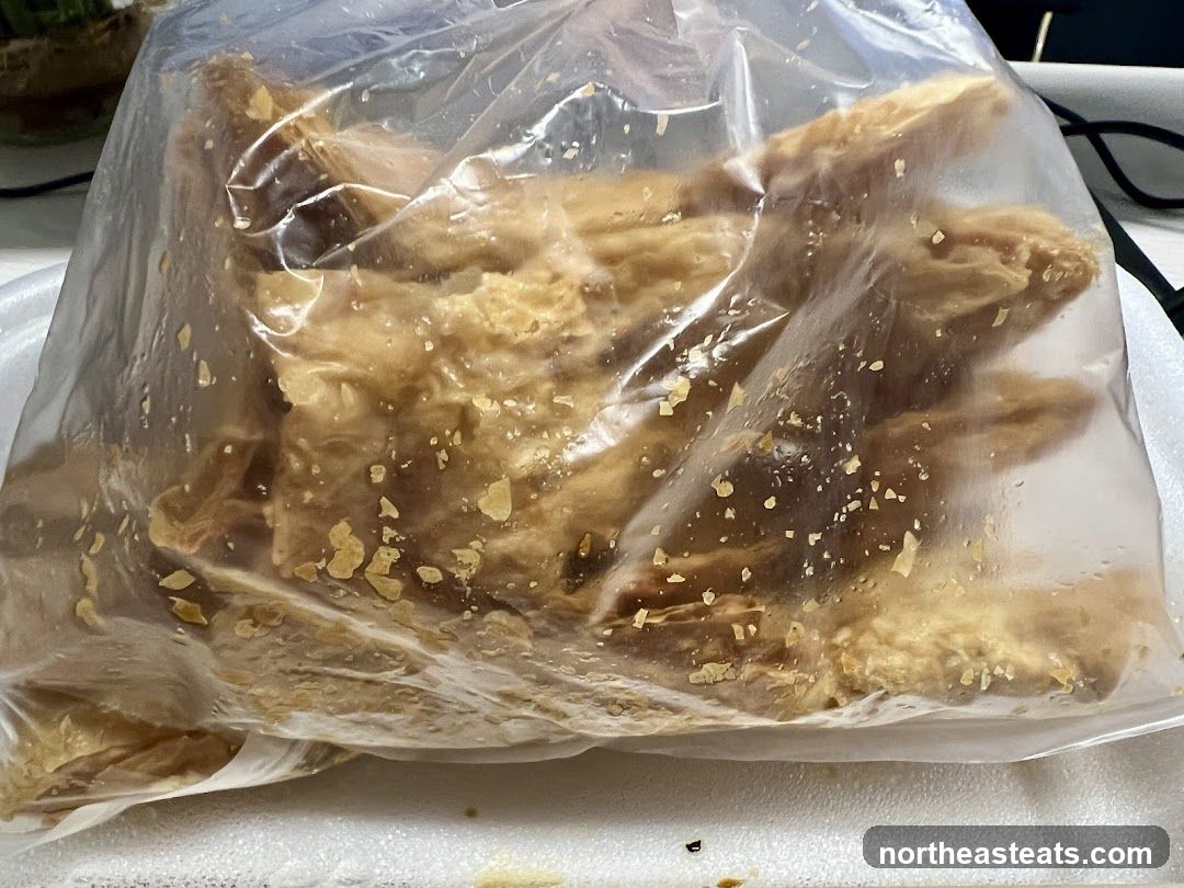 Fried Food in Plastic Bag