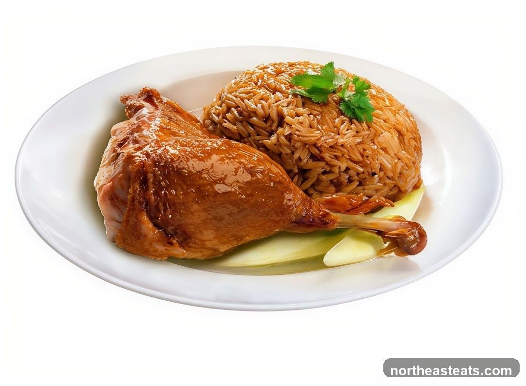 Duck Leg with Rice