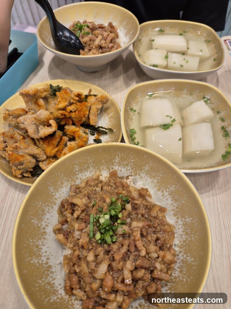 Braised Pork Rice with Sides