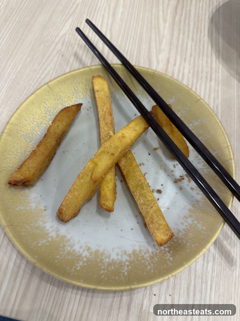 French Fries on a Plate