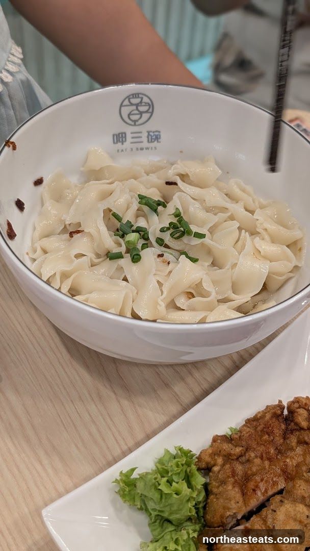 Noodles and Fried Pork