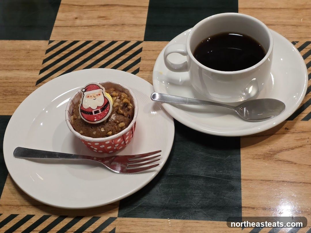 Christmas Muffin and Coffee