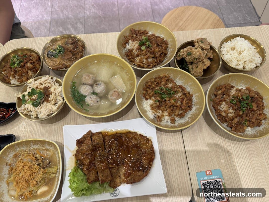 Table Full of Taiwanese Food