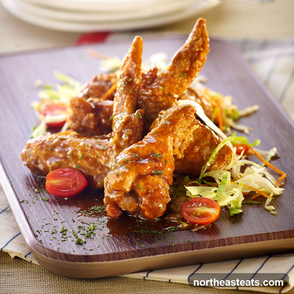Crispy Chicken Wings with Sauce
