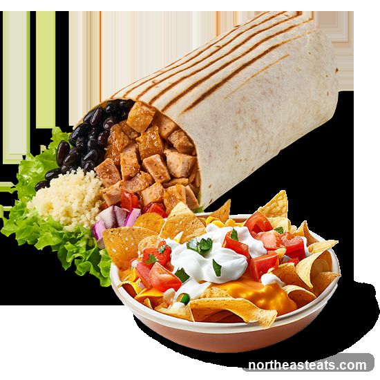Burrito and Nachos