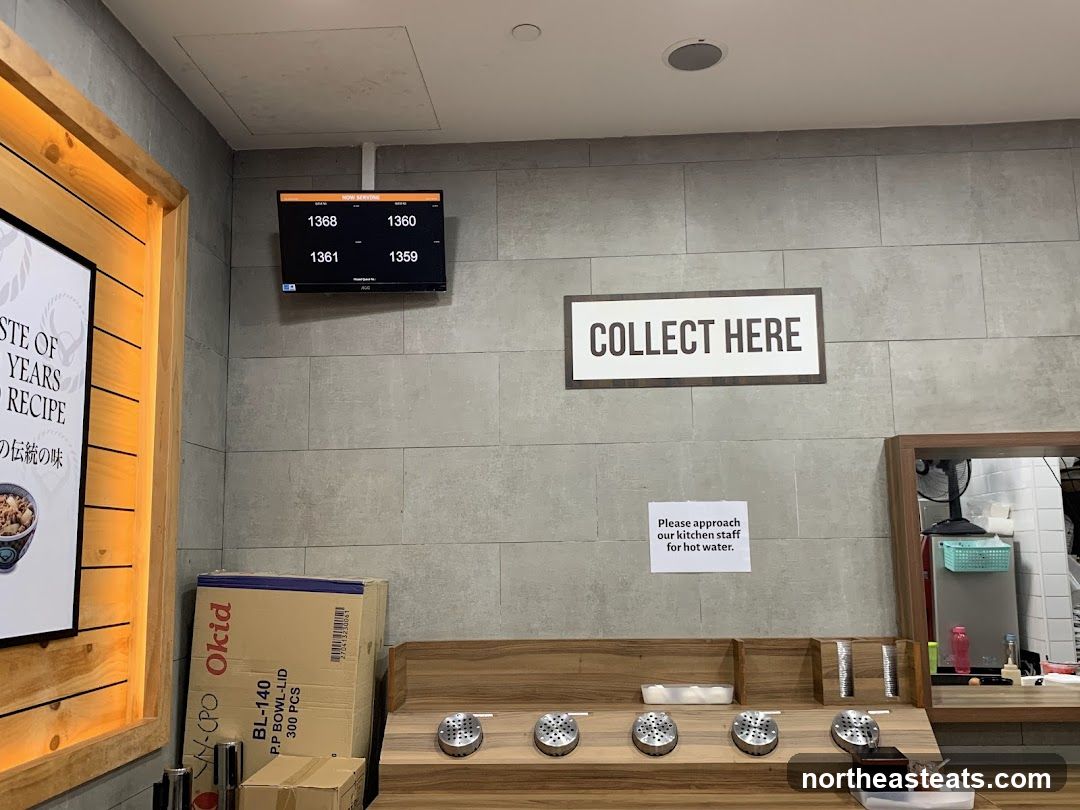 Order Collection Area