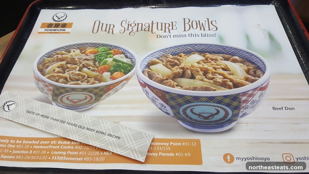 Yoshinoya Signature Bowls Advertisement