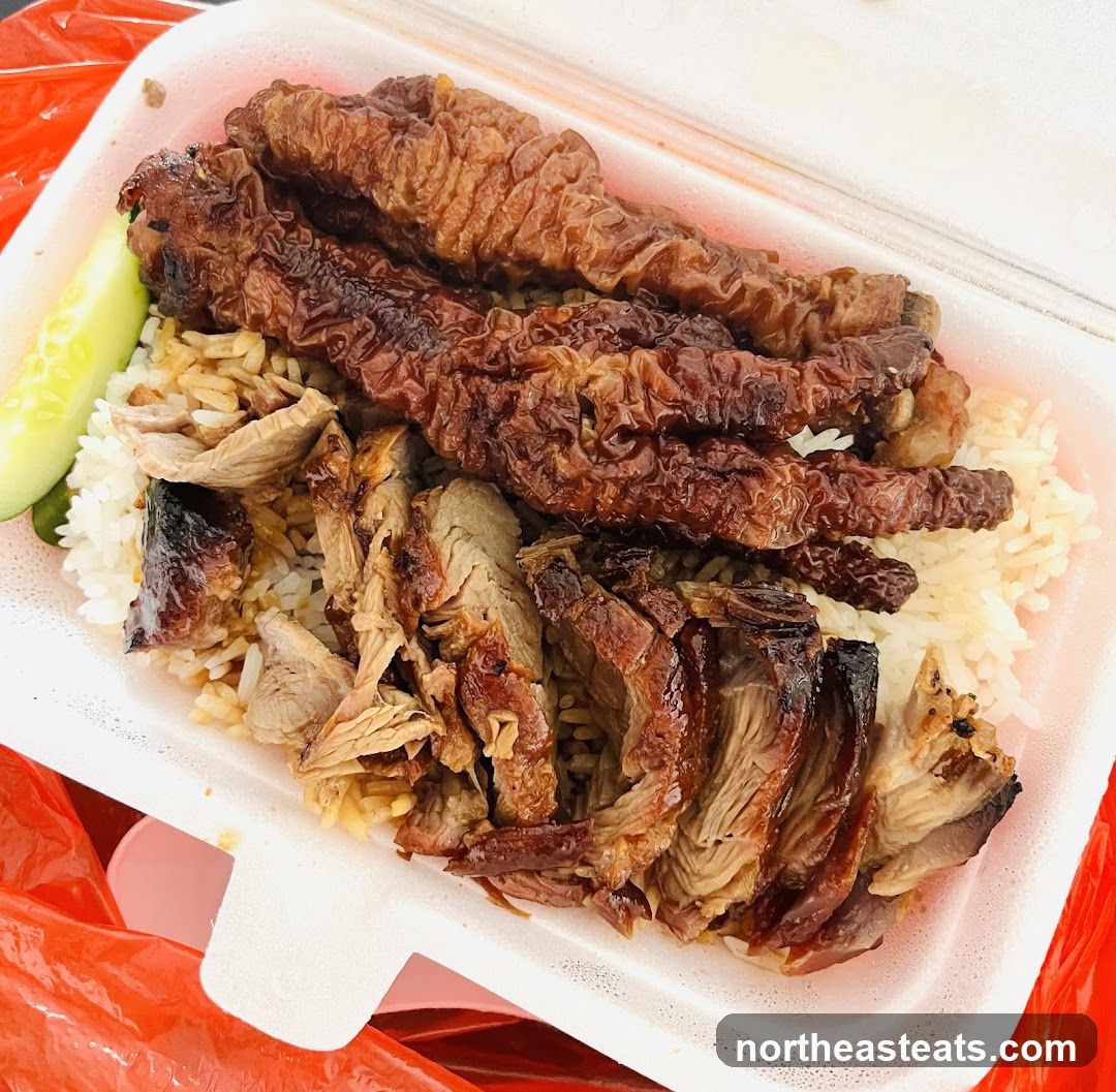 Roasted Duck and Pork Rice