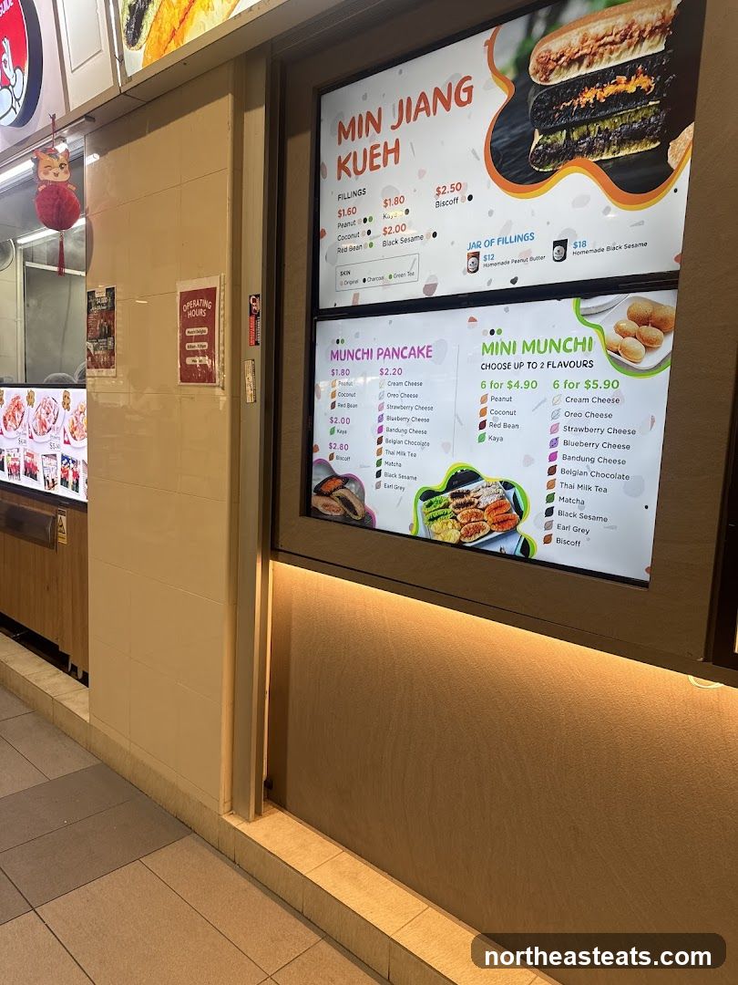 Min Jiang Kueh & Munchi Pancake Menu