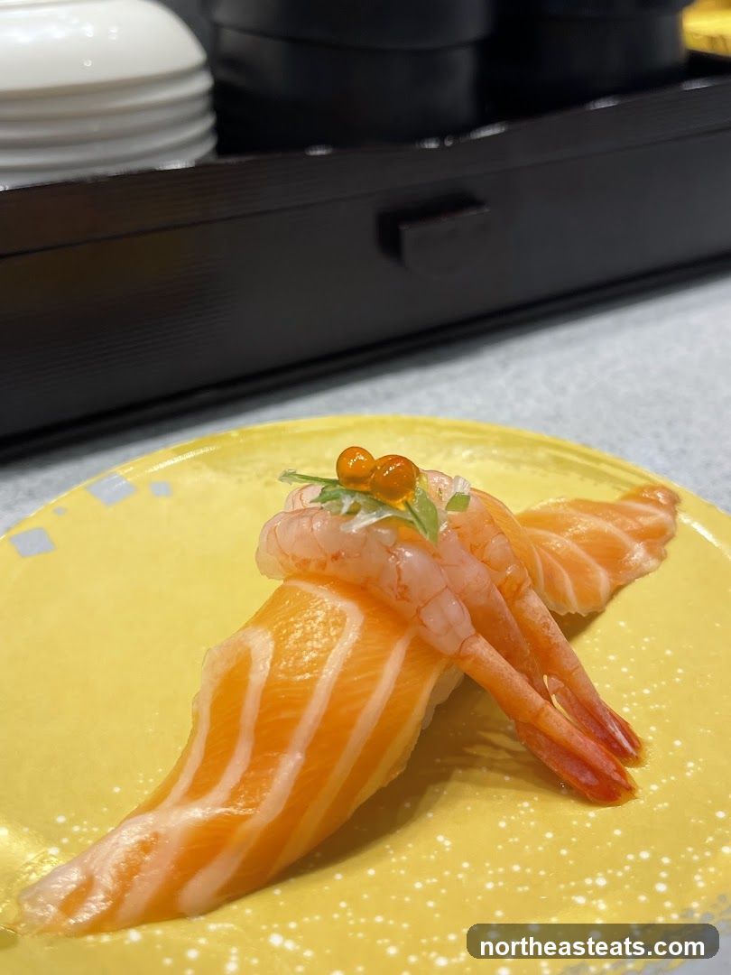 Salmon and Shrimp Sushi