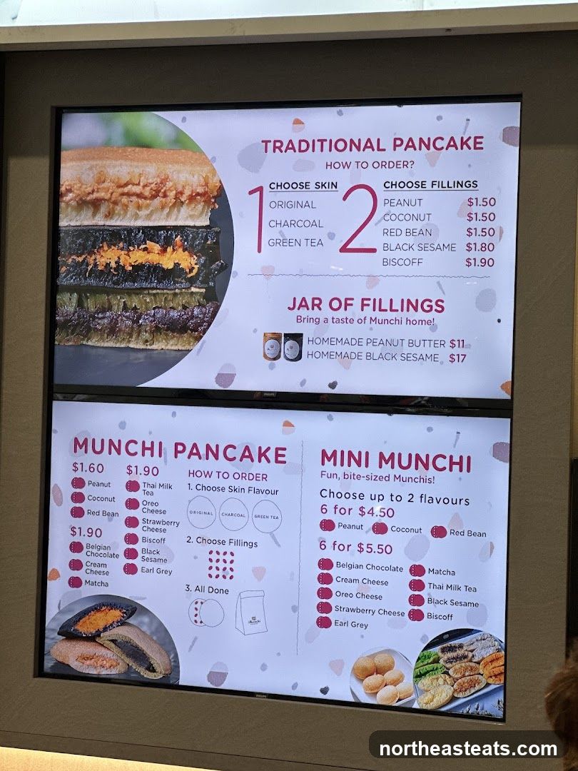 Traditional Pancake Menu