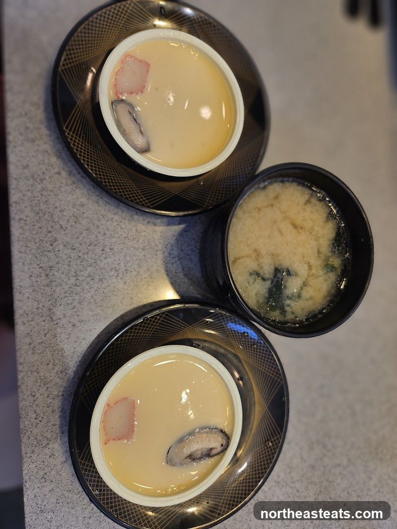 Chawanmushi and Miso Soup
