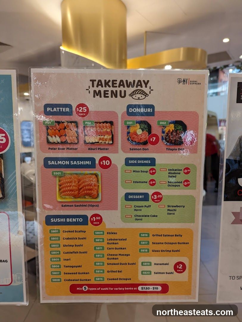 TAKEAWAY MENU