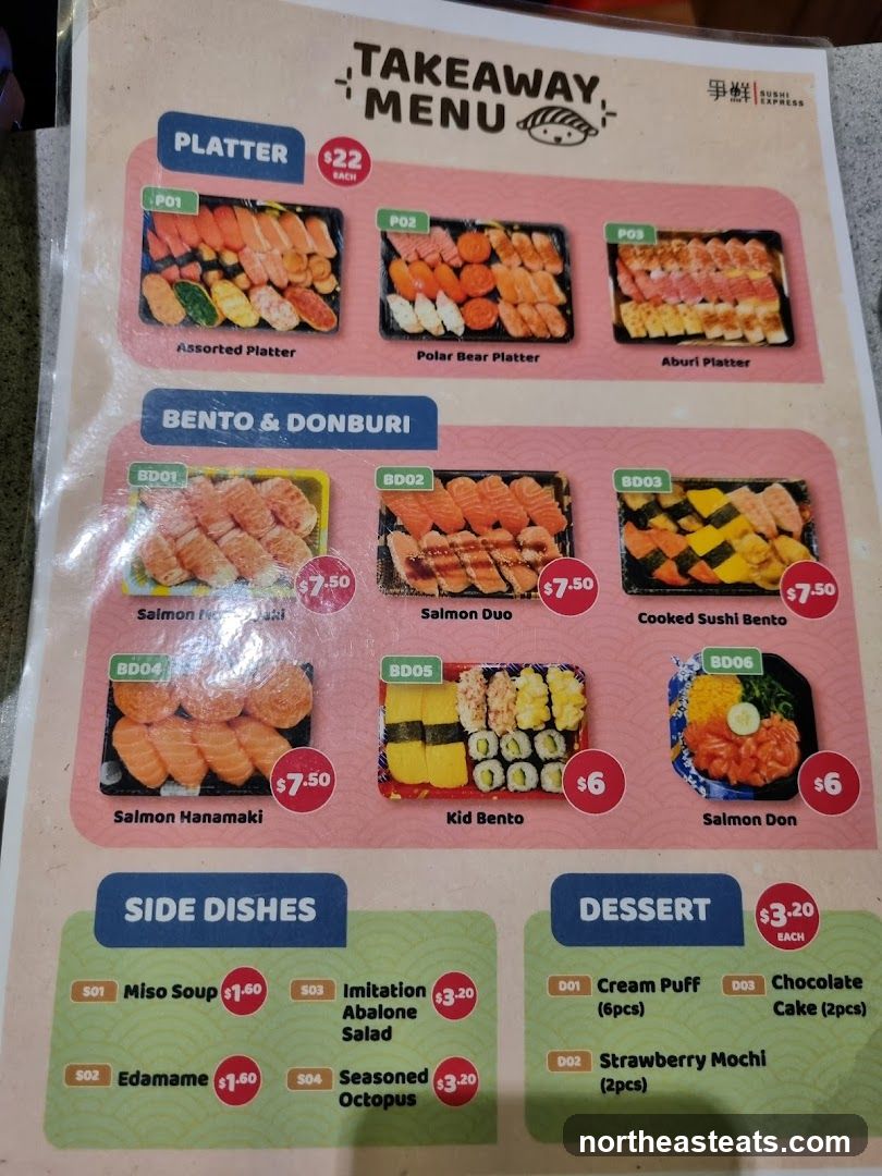 TAKEAWAY MENU