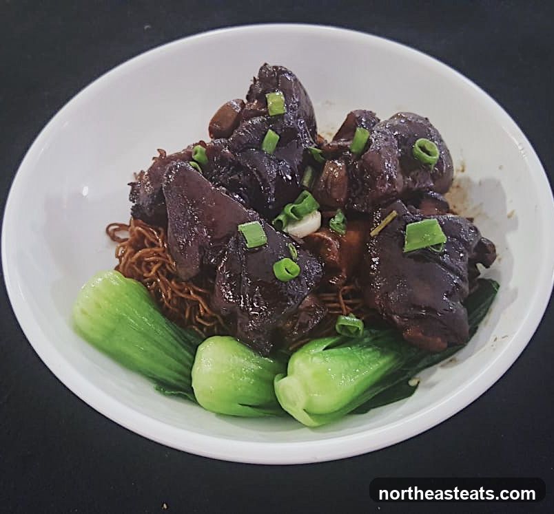 Braised Pork Knuckle Noodles