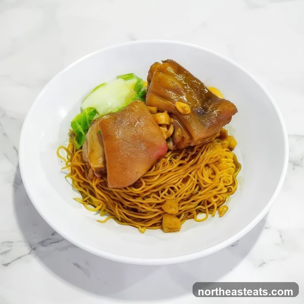 Braised Pork Belly Noodles