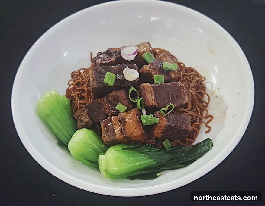 Braised Pork Belly Noodles
