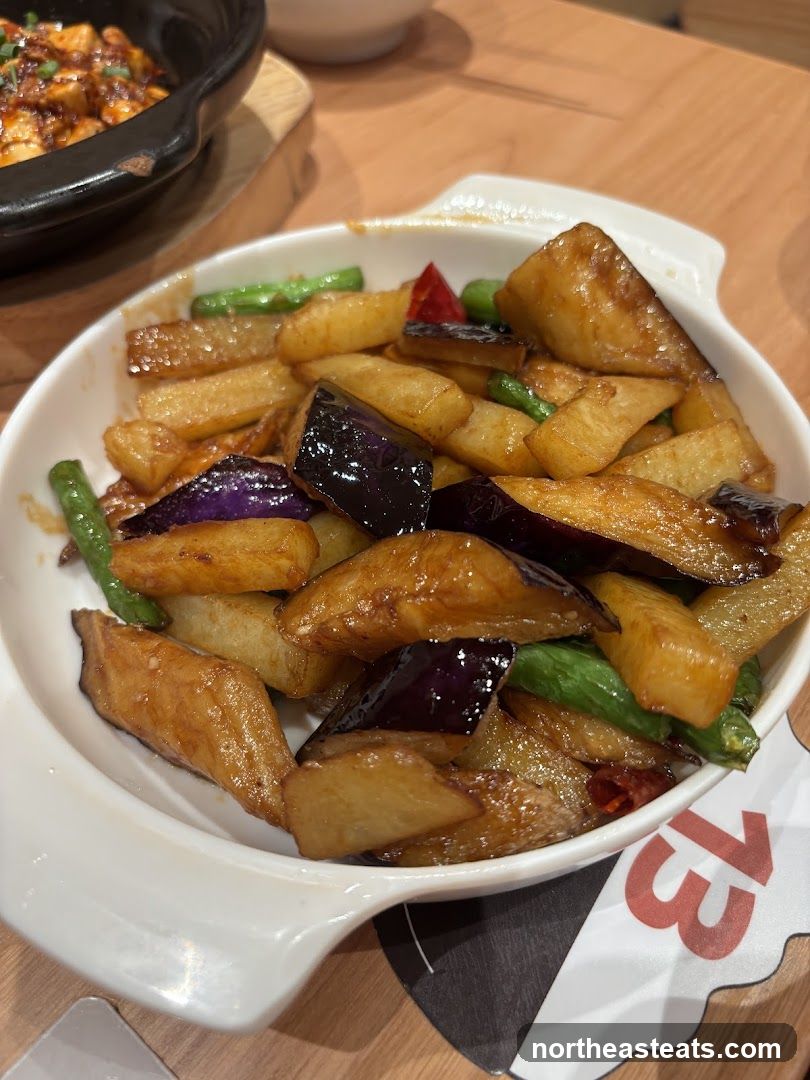 Stir-fried Eggplant and Potatoes