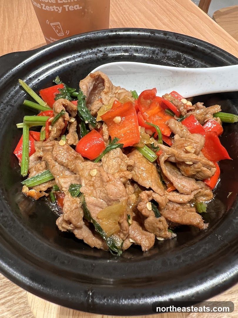 Stir-fried Beef with Bell Peppers