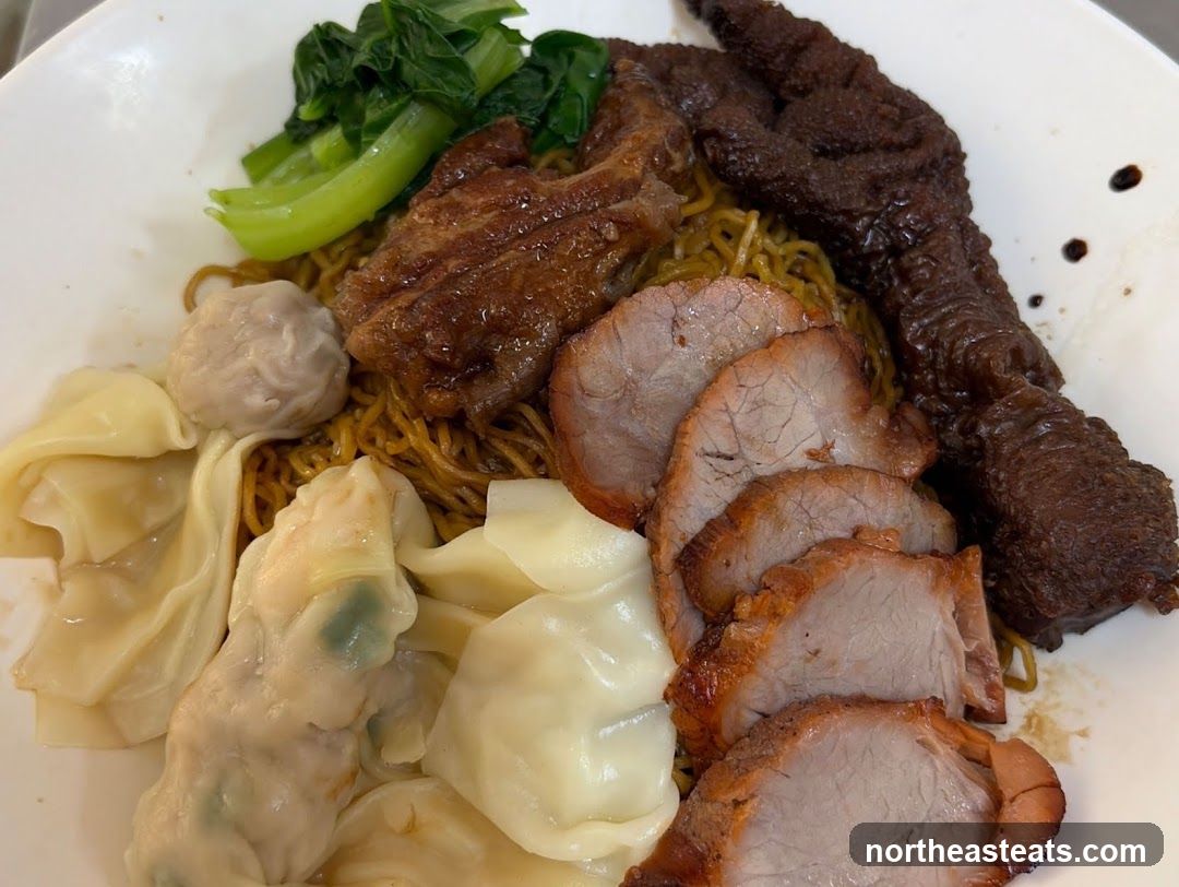 Noodles with Char Siu and Wontons