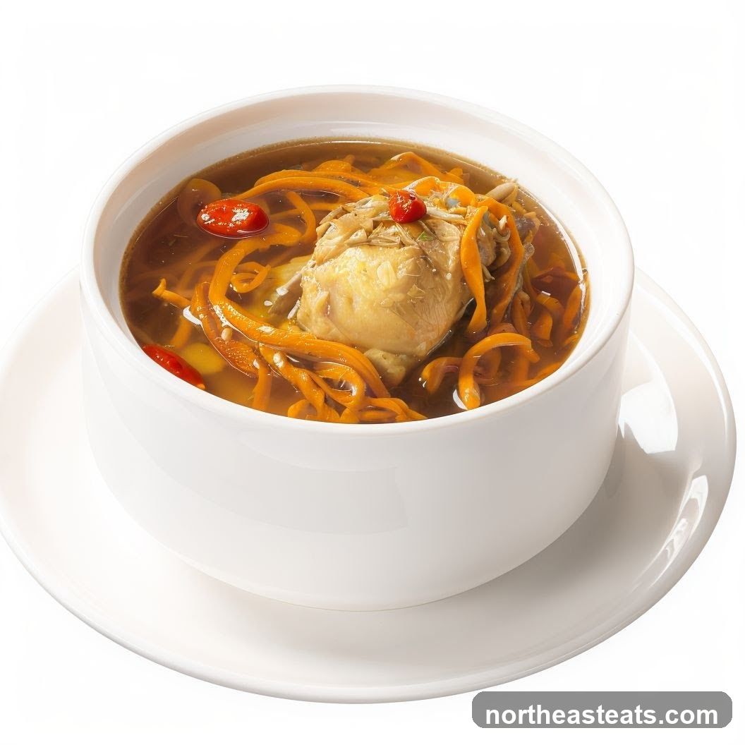 Chicken Soup with Shredded Vegetables
