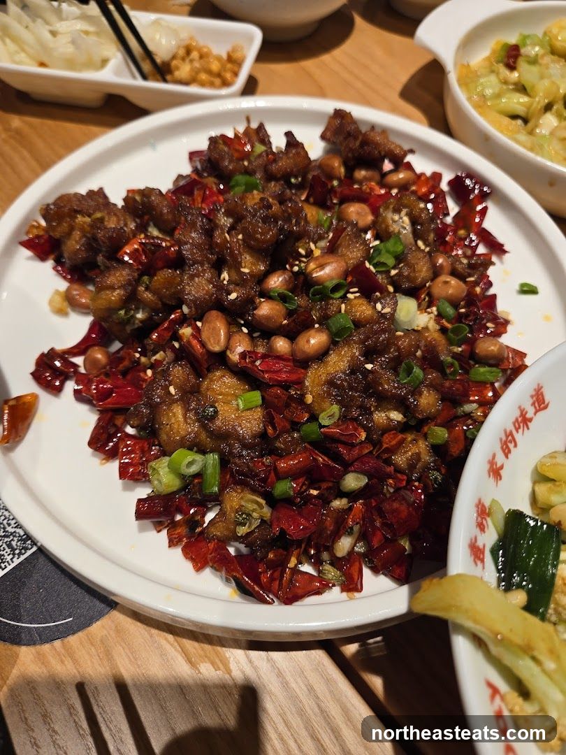 Spicy Fried Chicken with Peanuts