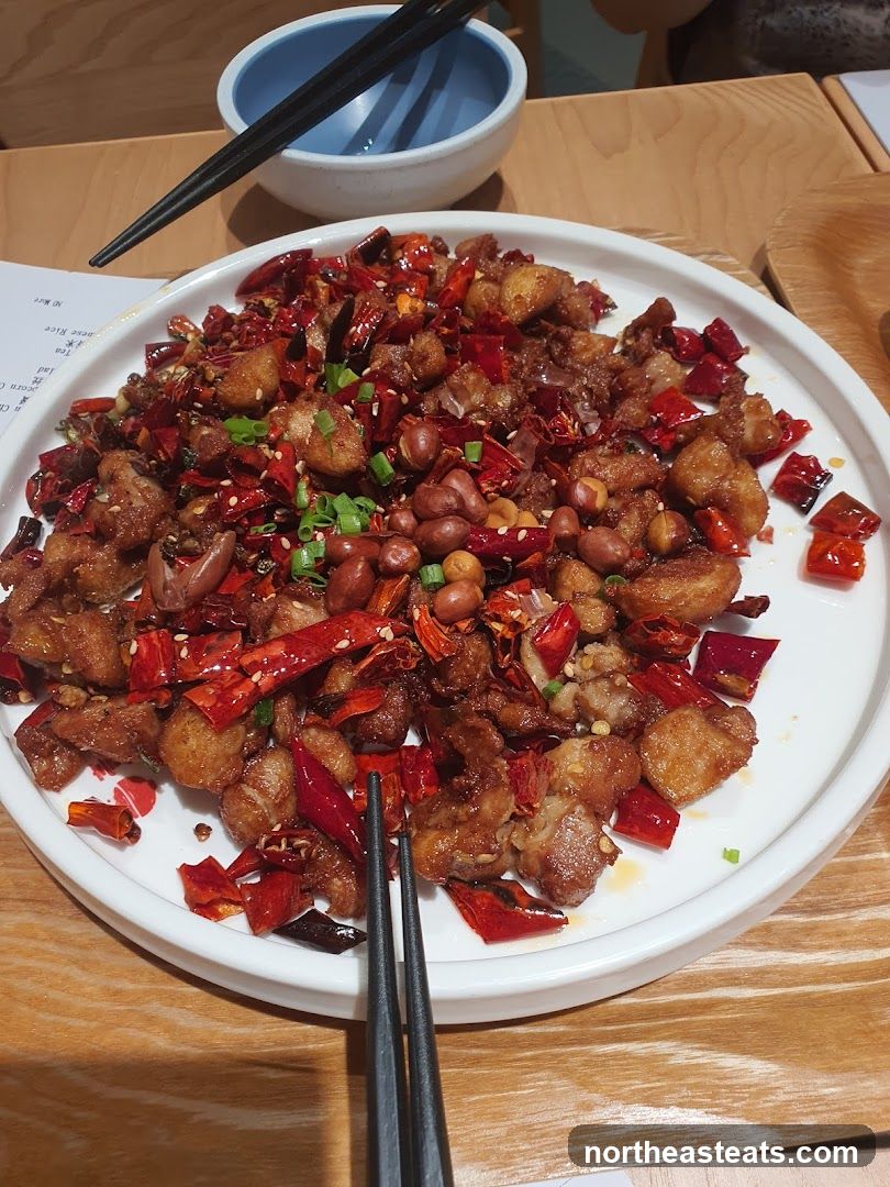 Spicy Fried Chicken with Peanuts