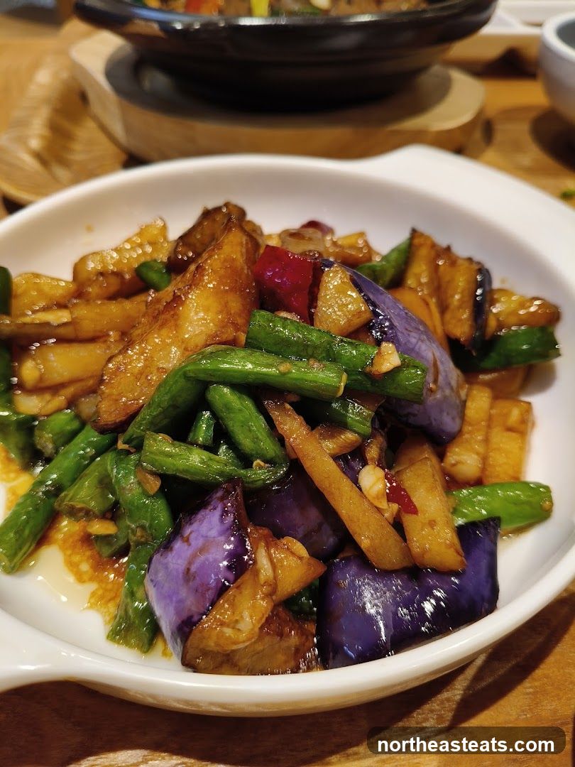 Stir-fried Eggplant and Green Beans