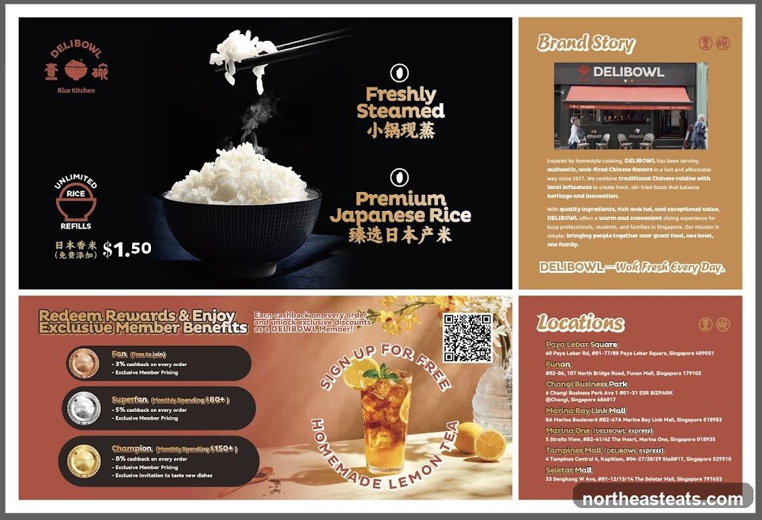 DELIBOWL Rice Kitchen Advertisement