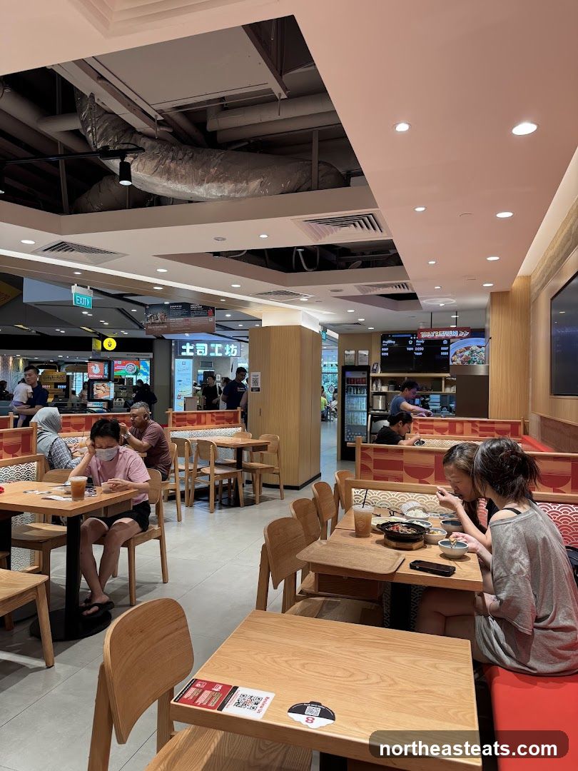 Restaurant Interior with Diners