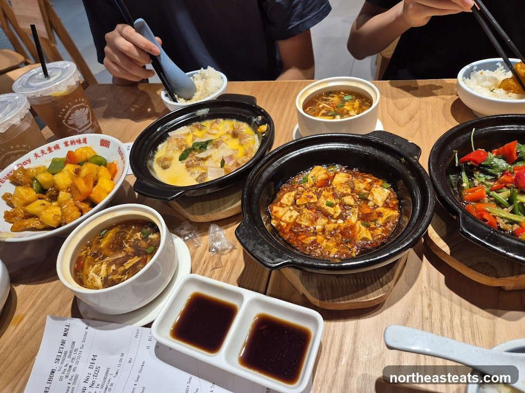 Chinese Food Spread