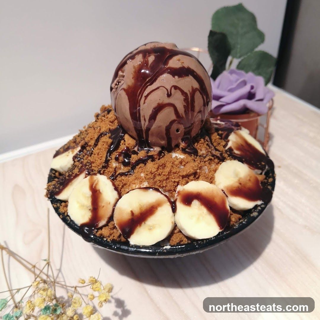 Chocolate Banana Bingsu