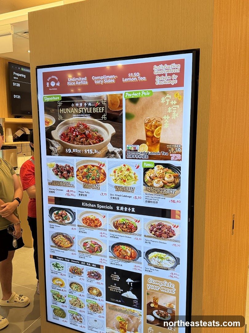 Deli Bowl Menu