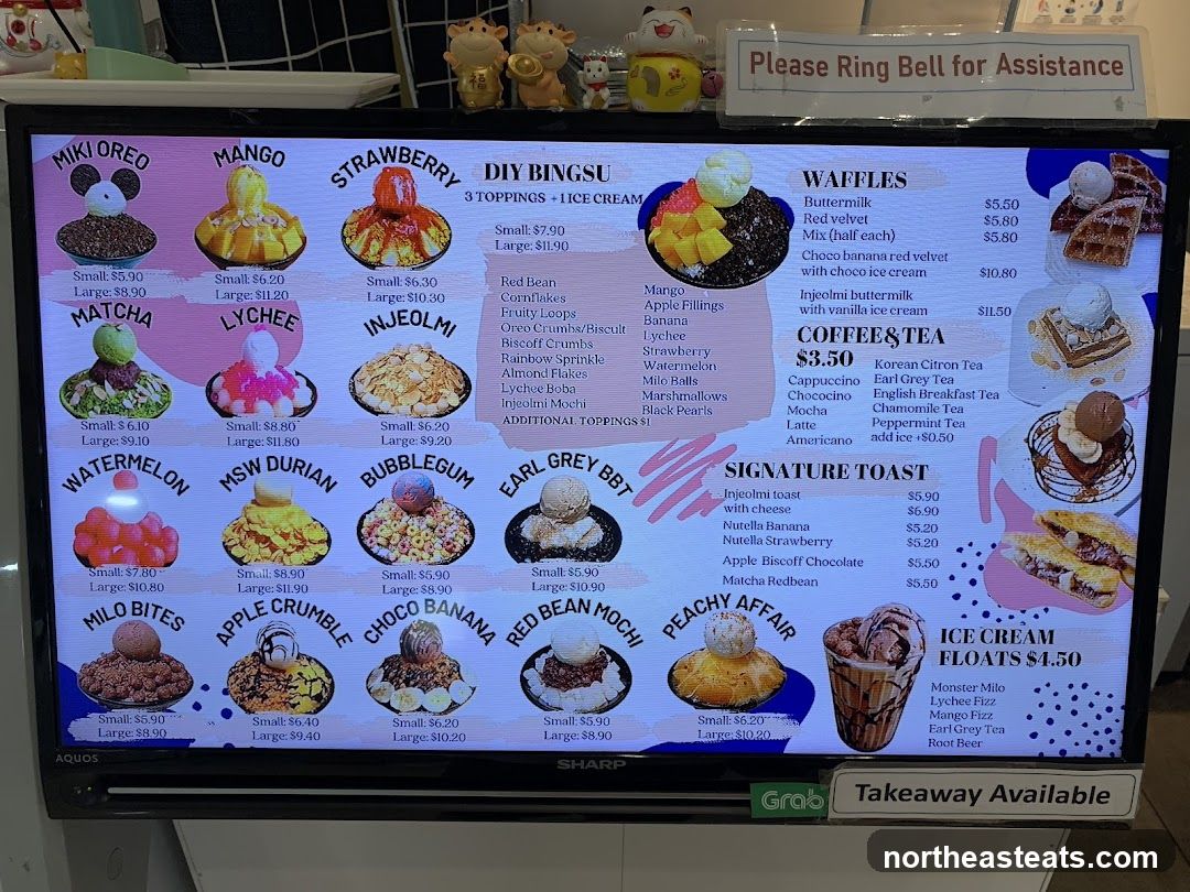 Dessert Menu
