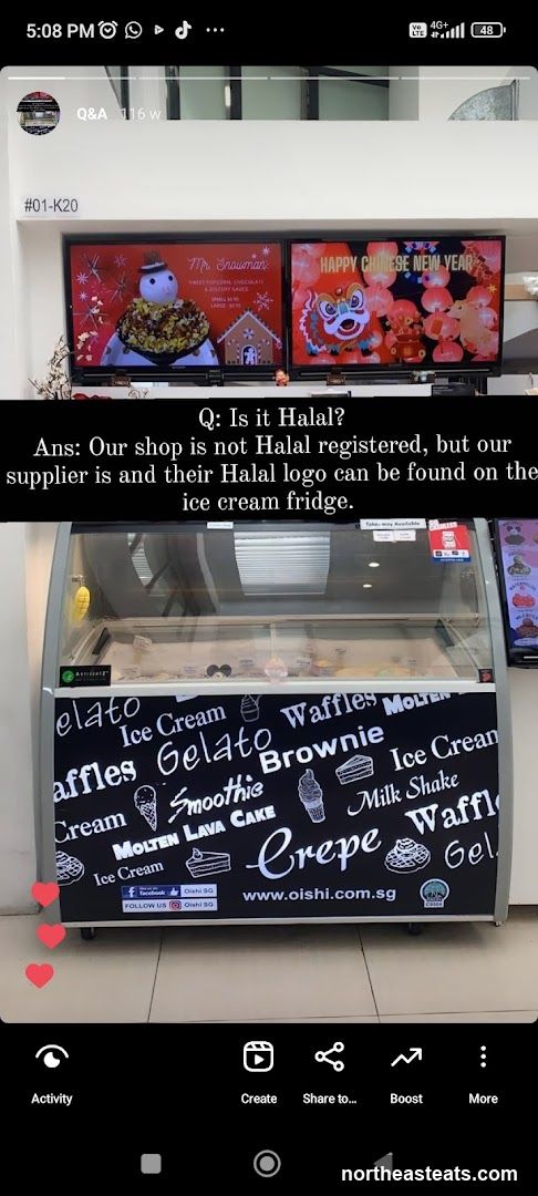 Ice Cream Display