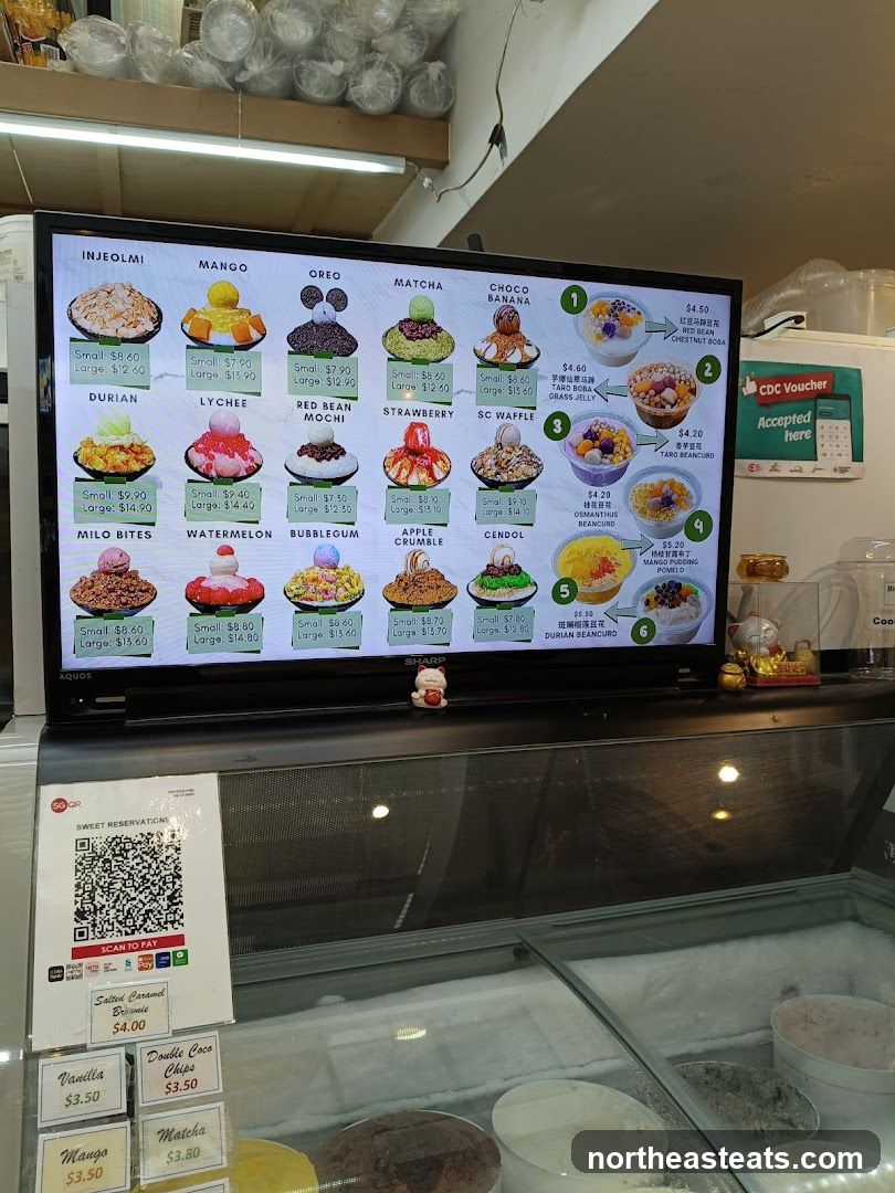 Dessert Menu