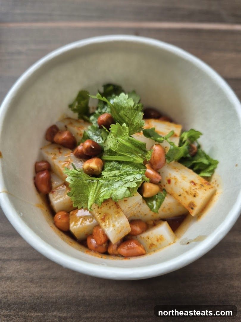 Spicy Noodle Dish with Peanuts and Cilantro