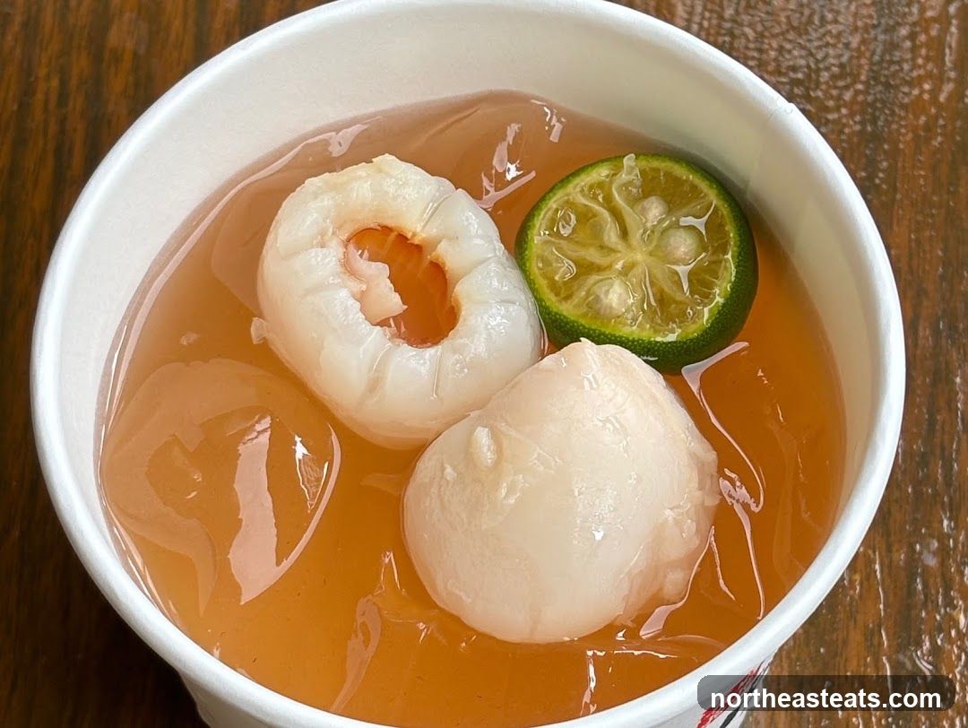 Lychee Drink with Lime