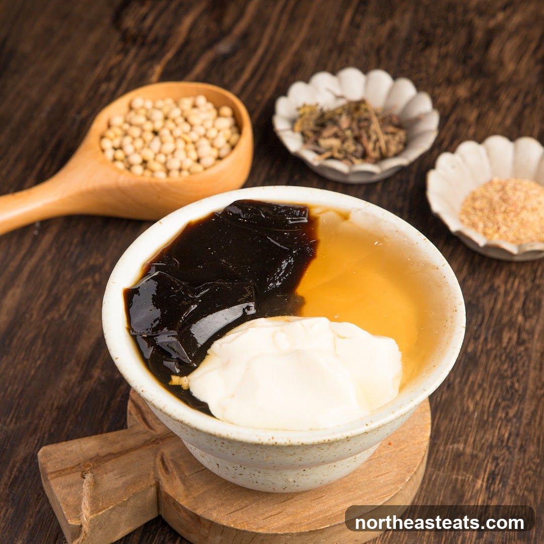 Grass Jelly Dessert