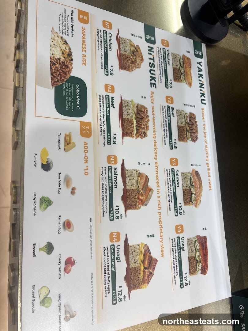 YAKINIKU & NITSUKE Menu