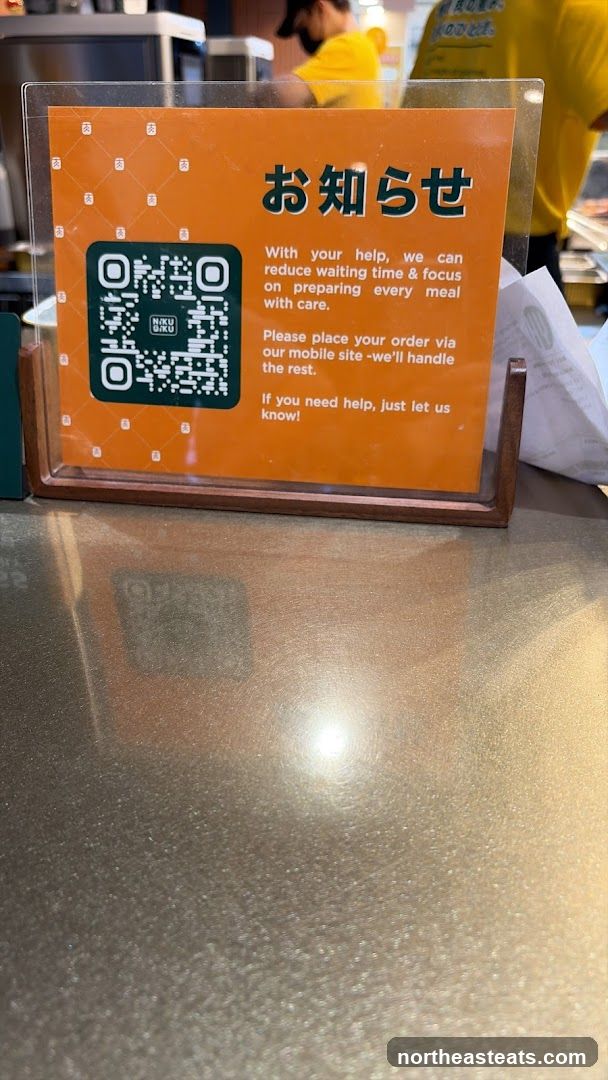 QR Code Ordering Information