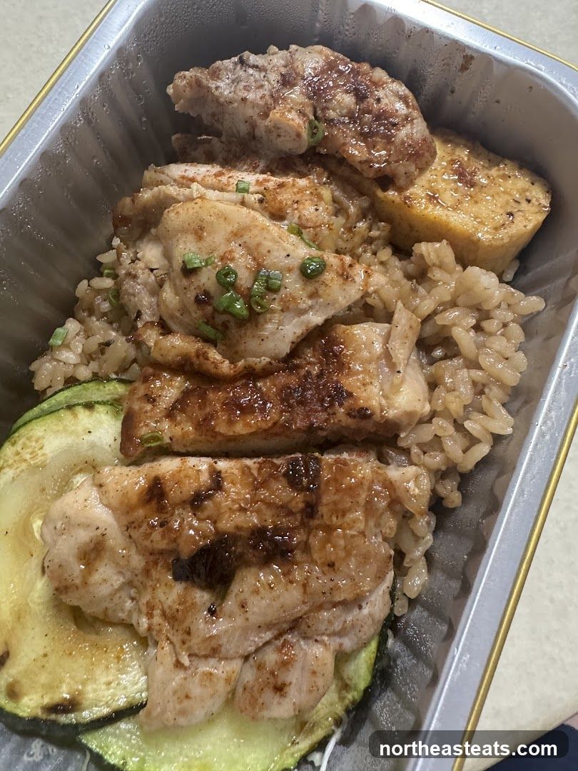 Grilled Chicken and Rice Bento