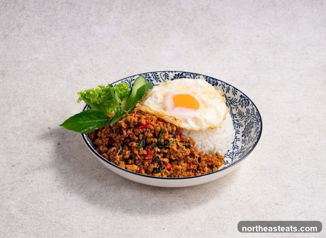Minced Meat with Rice and Fried Egg