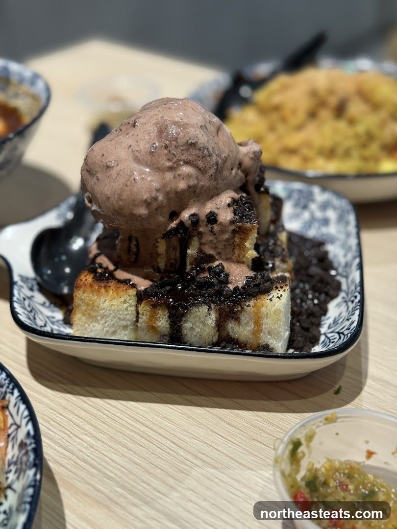 Dessert Toast with Ice Cream