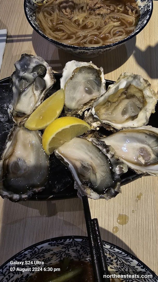 Oysters and Noodles