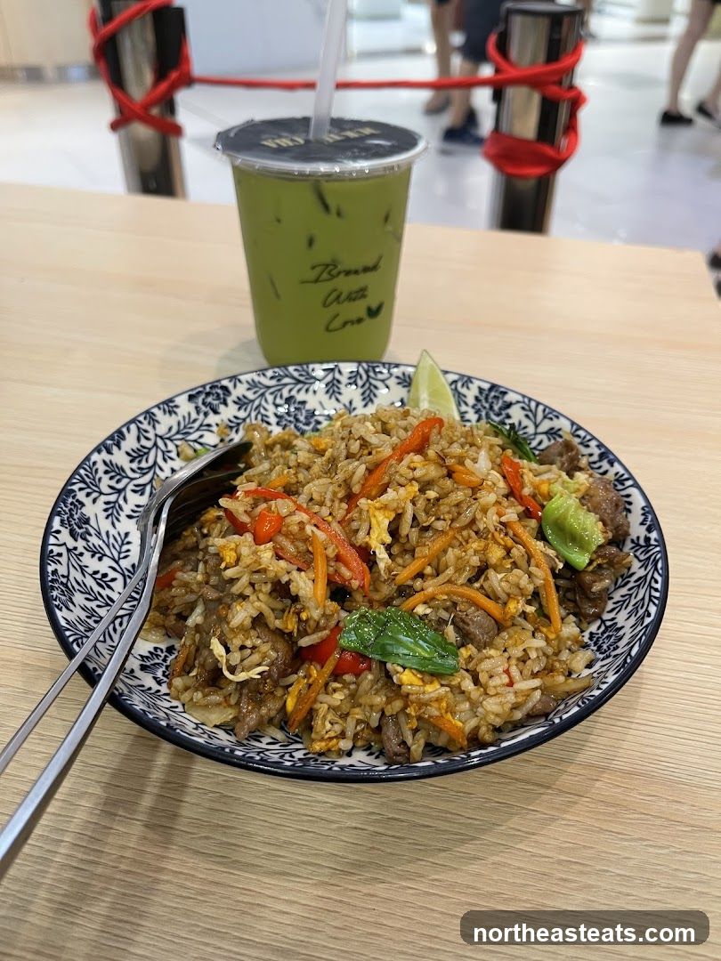 Fried Rice and Green Drink